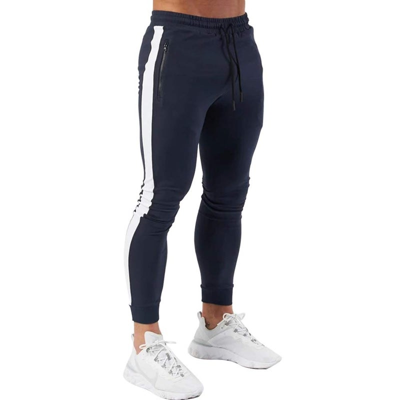 PIDOGYM Men's Track Pants,Slim Fit Athletic Sweatpants Joggers Trousers with Zipper Pockets - Image 3